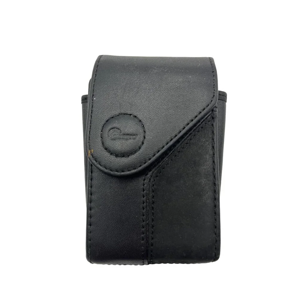 LOWEPRO Napoli 10 GENUINE LEATHER Digital CAMERA CASE Pouch BLACK NIKON A493